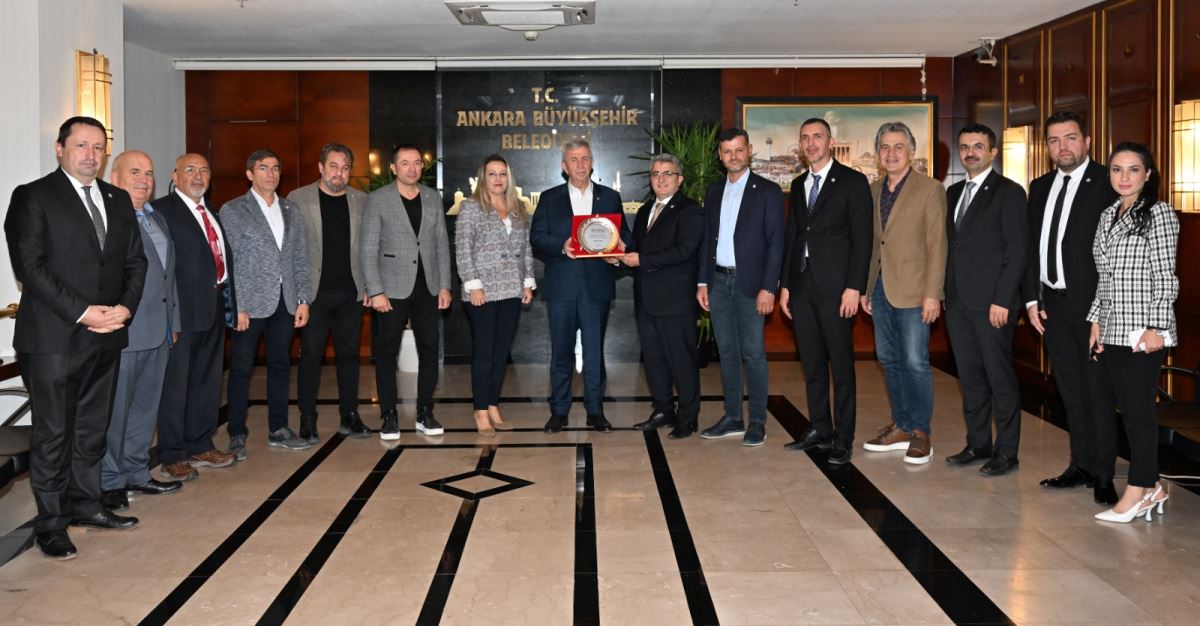 AKSİAD'dan Ankara B. B. Başkanı Mansur Yavaş'a Ziyaret