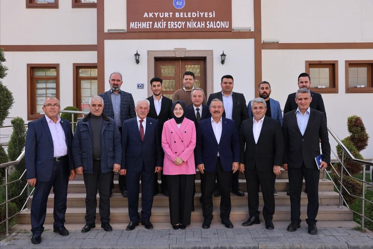 Kuzey Ankara İstişare Meclisi Üyeleri Akyurt Belediye Başkanını ziyaret etti